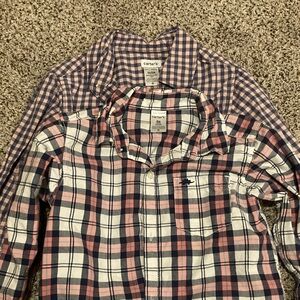 100% Cotton Carter's Plaid Shirts
